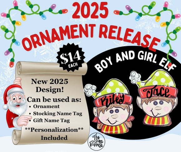 2025 Elf Ornament