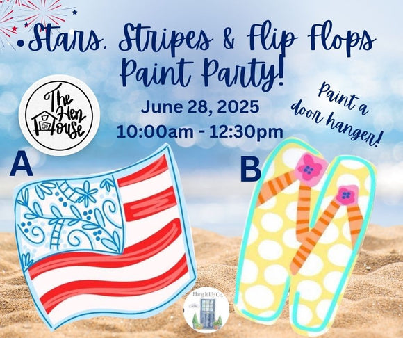 Stars, Stripes & Flip Flops: June 28th@10am