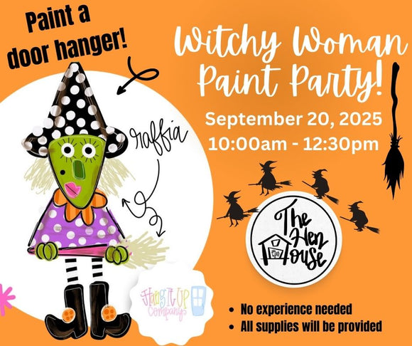Witchy Woman Paint Party! September 20th@10am