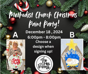 Methodist Church Christmas Paint Party!! December 18th @6:00pm